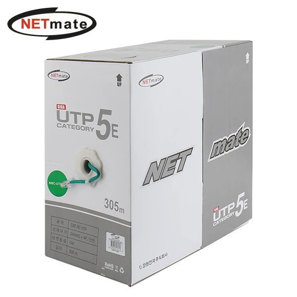 Gangwon NMC-UTP 28T CAT.5E UTP cable 305m (single line/green)