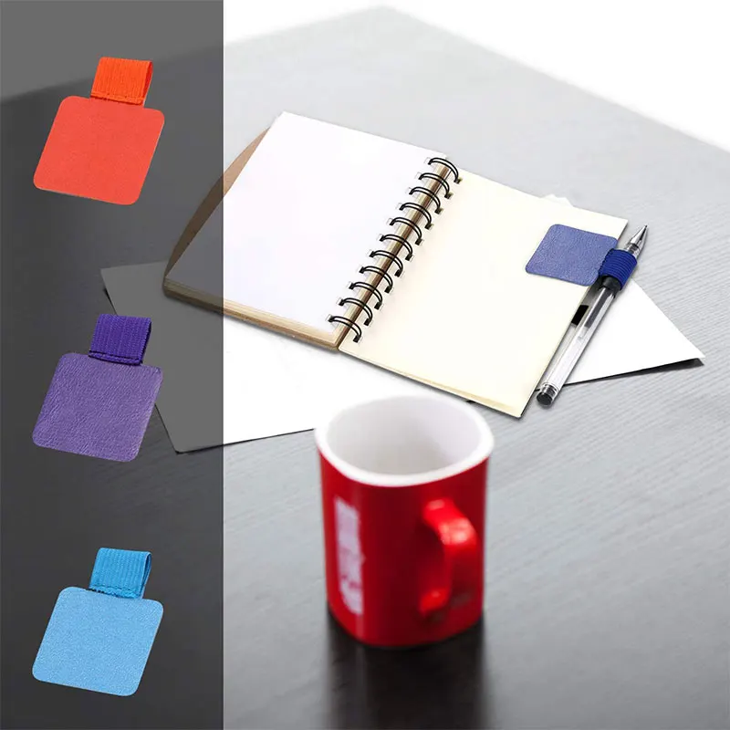 A16R-12 Pack Pen Loop Holder, Self-Adhesive Pen Holder Pencil Elastic Loop For Notebooks, Journals, Calendars