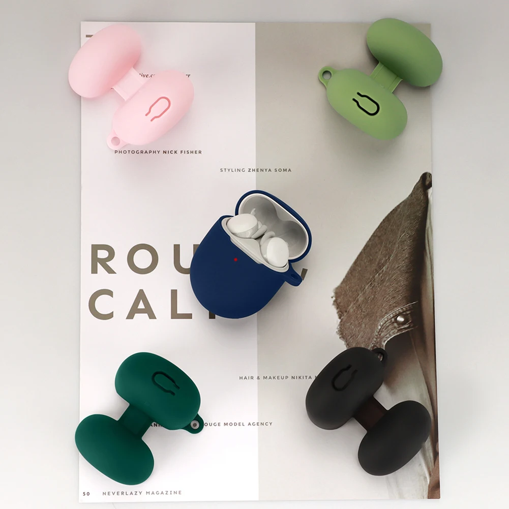 Soft Silicone Earphone Cases Shockproof Dustproof Washable Headset Cover Anti Scratch Replacement for Google Pixel Buds A-Series