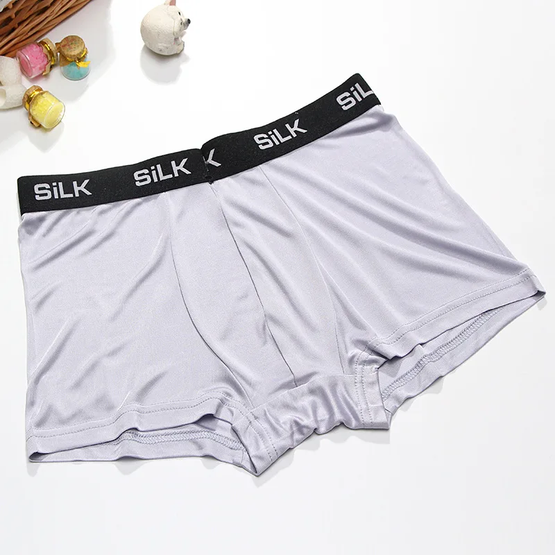 Birdtree 3PCS 100%Natural Mulberry Silk Panties Male Sexy Underwear Men Breathable U-Convex Design Elastic Boxers 2023 U34606C