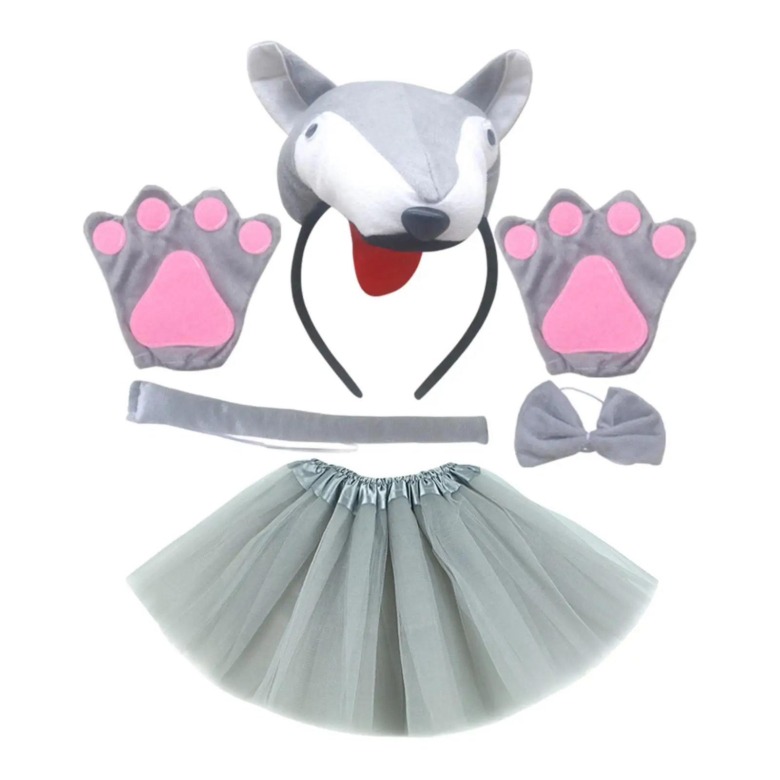 

Halloween Costume Cute Headwear Gloves for Themed Parties Role