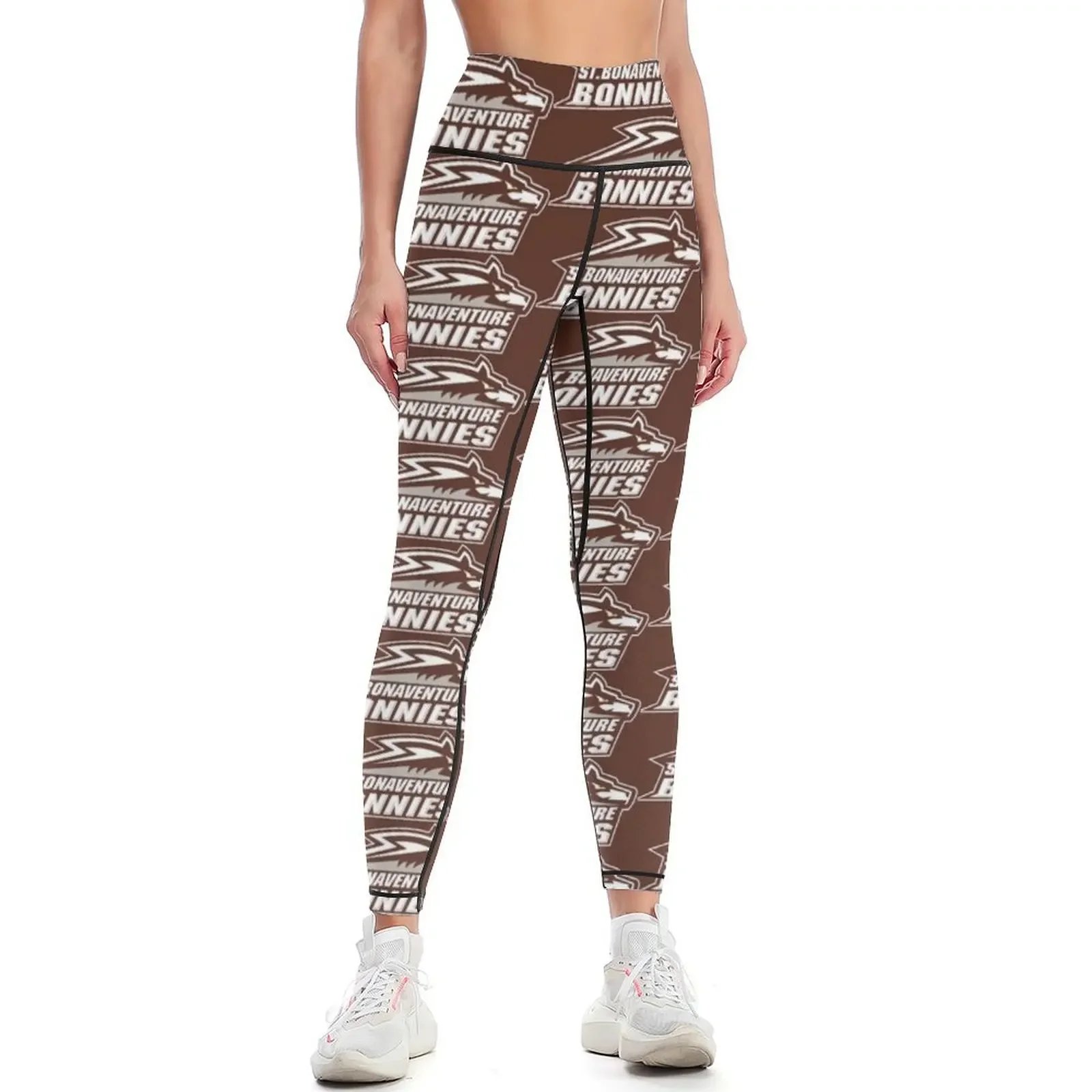 

St. Bonaventure Bonnies Leggings for physical gym's sportswear Female legging pants trousers Womens Leggings