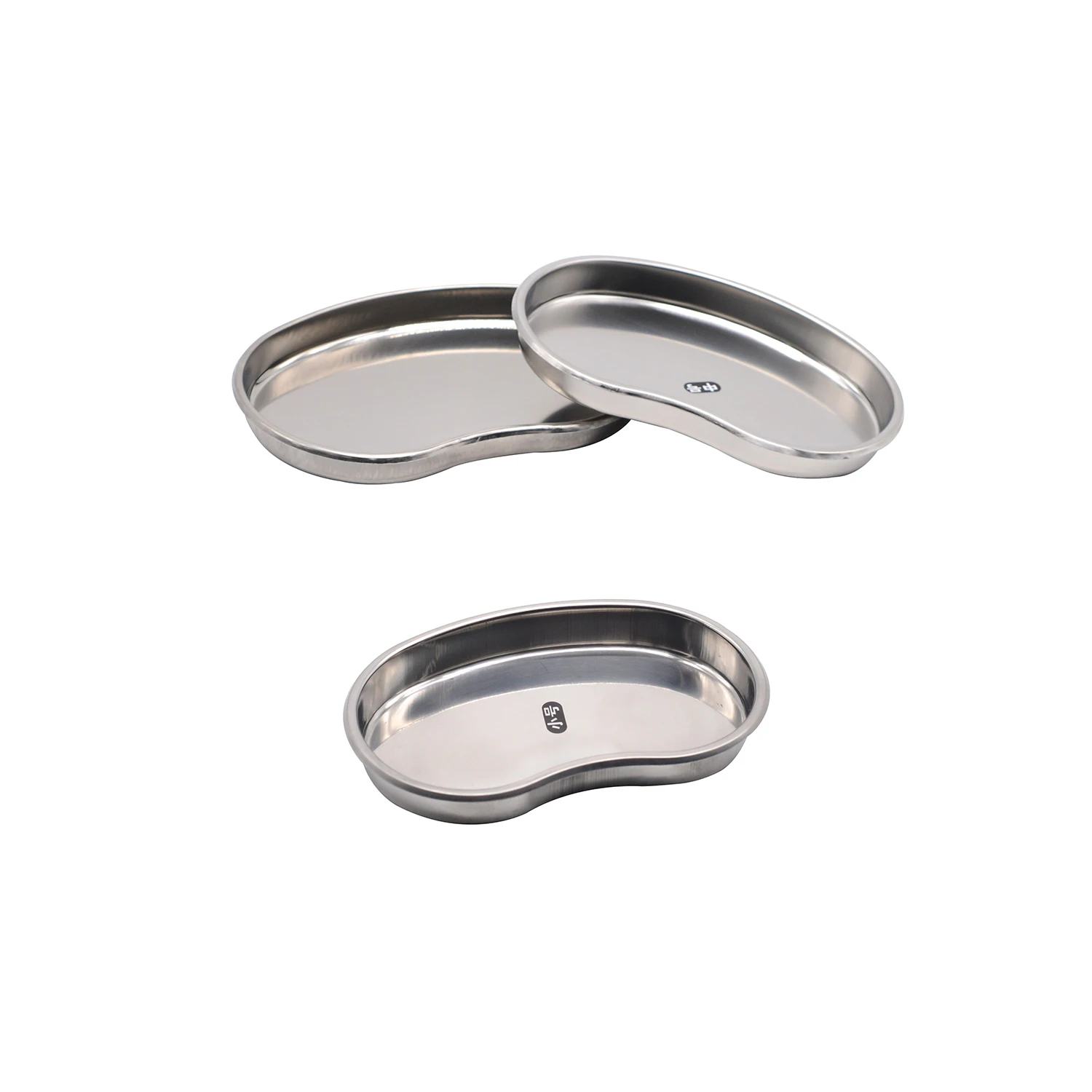 

1 шт., стерилизованный поднос из нержавеющей стали в форме почки для медицинских стоматологических хирургических косметических инструментов для татуировок - доступны 3 размера