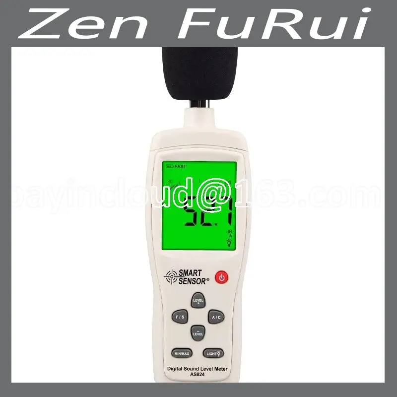 

As824 Noise Meter Handheld Decibel Meter Detector Sound Level Meter Household Noise Tester