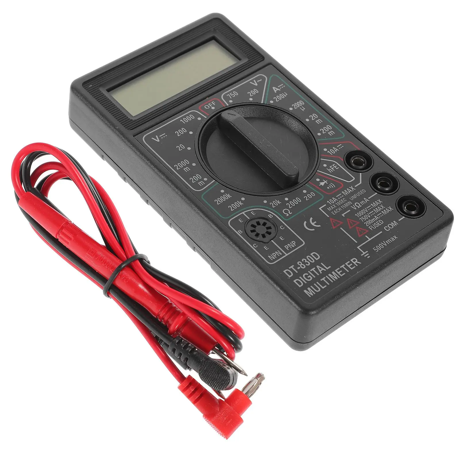 Digitalmultimeter Präzision Auto Ranging Spannung Stromzähler Tester Ohm Digital Voltmeter Meter Kontinuität Checker