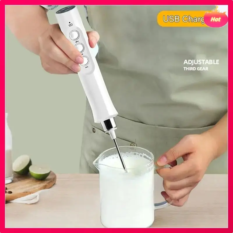 

AD-ручной электрический вспениватель молока, портативный блендер для молока, подходящий для взбивания яиц на кухне A