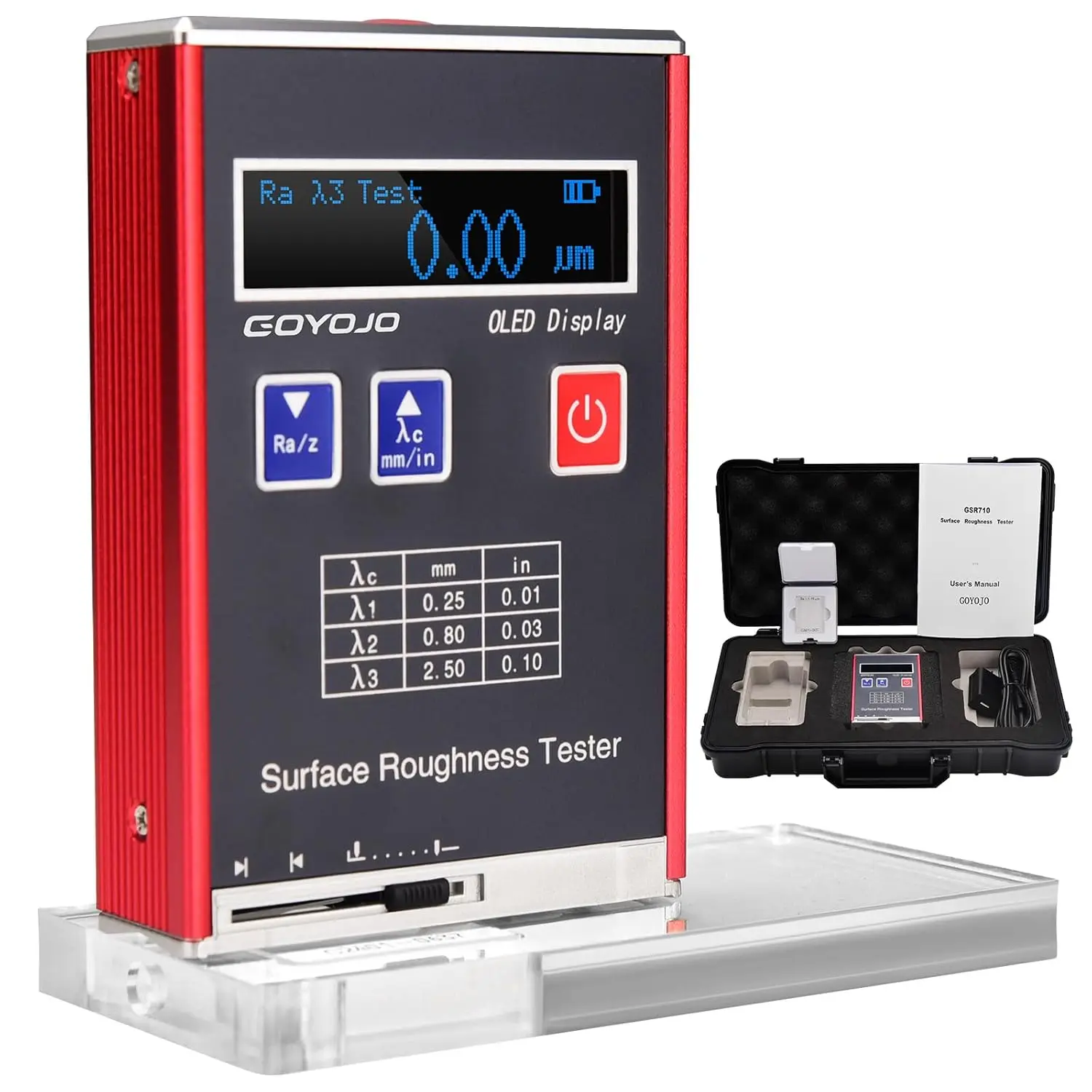 YYHC-Surface Roughness Tester Meter High Accuracy Profilometer for inspecting the surfaces of various metal and non-metal proces