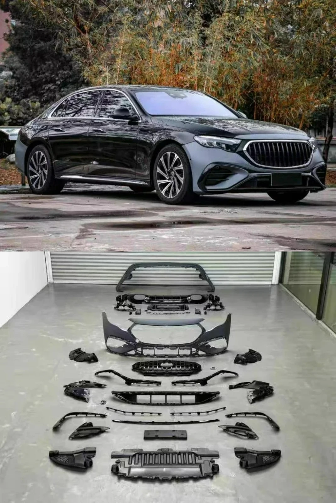 

Premium-Grade FORBenz E-Class E260 E300 W214 E53-Style Body Kit Dry Carbon Fiber