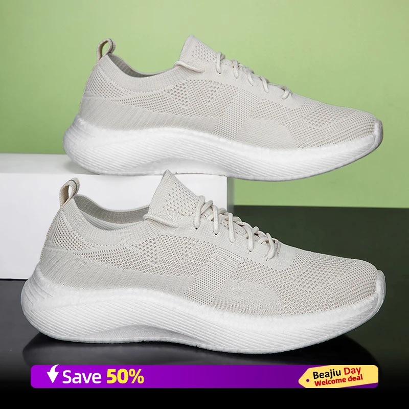 أحذية الجري الرياضية للرجال كاجوال ماراثون قابلة للتنفس وخفيفة الوزن للنساء مريحة ومضادة للانزلاق للمشي في الهواء الطلق #3