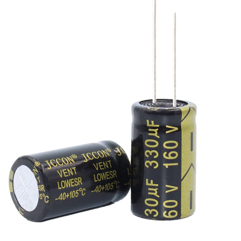 JCCON Electrolytic Capacitor 160V47uF 220uF 330uF470uF 680uF Suitable for Power Adapters High Frequency Low Impedance Capacitor