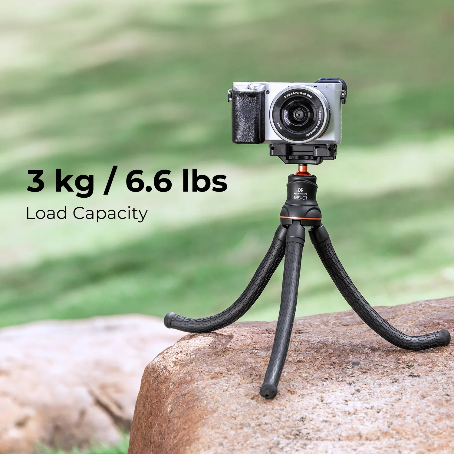 K&F Concept Flexible Camera Tripod 1/4\