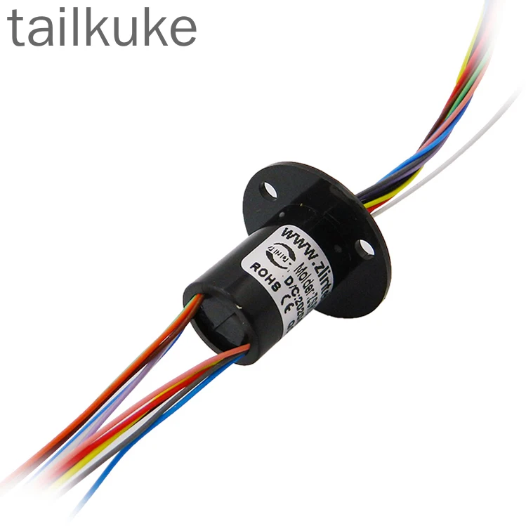 Micro Rotating Conductive Slip Ring 12-way 2A Signal Ring Stage Lamp High-speed Ball Visual Slip Ring for Drone
