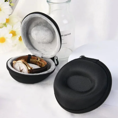Imagen 2 del producto Caja de almacenamiento portátil para reloj individual, Estuche De Viaje resistente a golpes y a impactos, 1 ud.