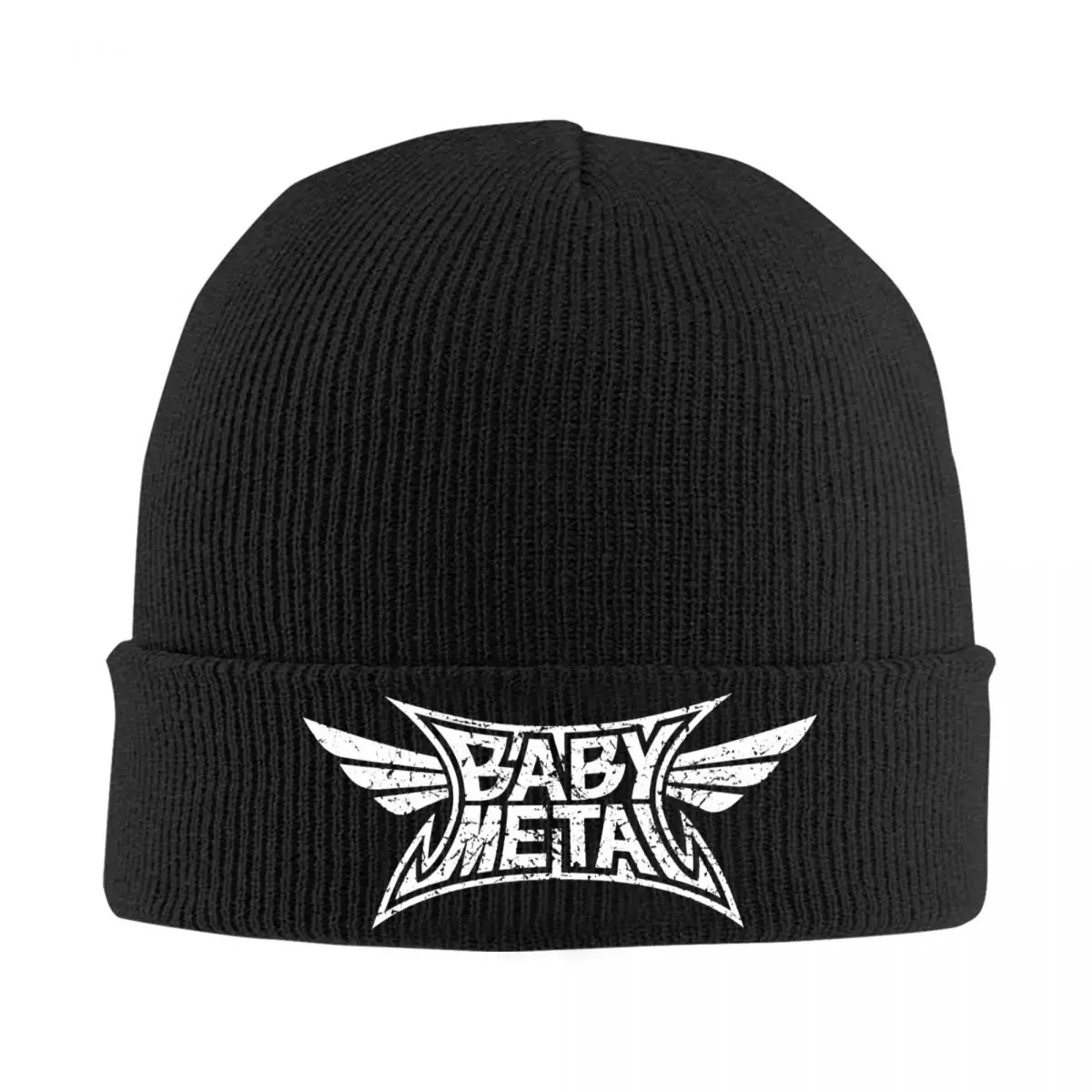 Babymetal Japan Band Logo Hats Autumn Winter Beanie Baggy Rock Kawaii Metal Caps Female Male Acrylic Knitted Caps