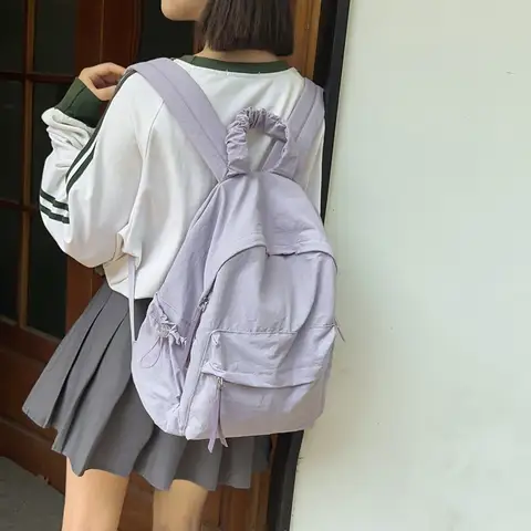 간단한 백팩 여성용 가방 스트리트 트렌드 중간 크기 캔디 패턴 간단한 학생용 고등학생 대학생 출근 통근 여행 백팩 가방 배낭 백팩 Best5 간단한 백팩 여성용 가방 스트리트 트렌드 중간 크기 캔디 패턴 간단한 학생용 고등학생 대학생 출근 통근 여행 백팩 가방 배낭 백팩 Best5
