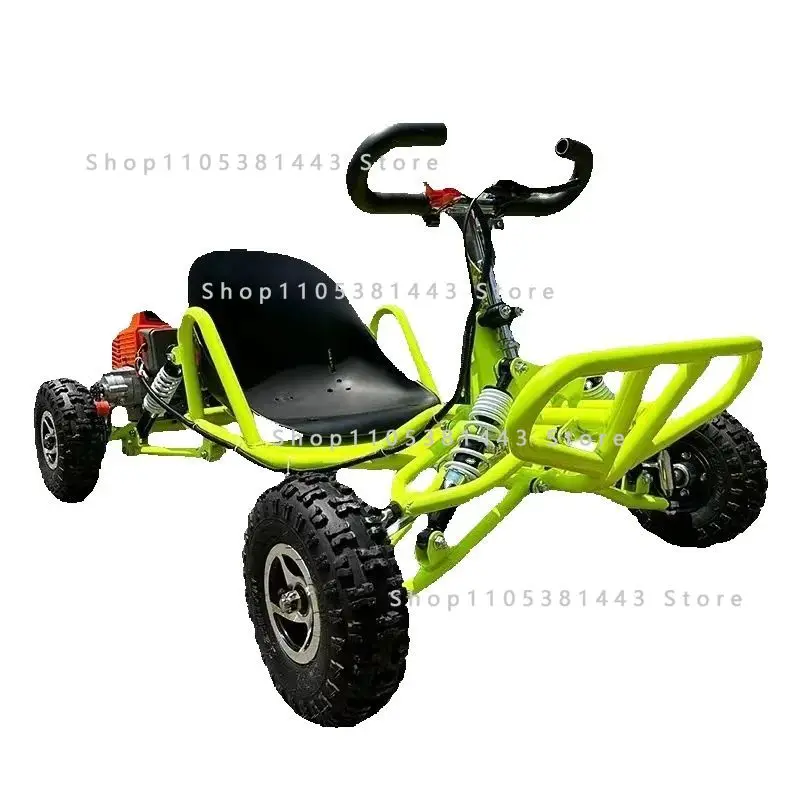 All-Terrain UTV Beach Drifting Bike with Two-Stroke Engine 35km/h Speed for Outdoor Adventures New 80CC Gas Pedal Go Kart