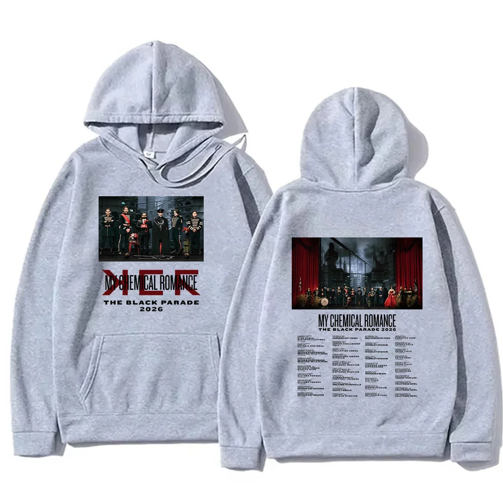 My Chemical Romance The Black Parade 2026 Hoodie Women Fashion Sweatshirts Cool Hip Hop Men Pullover Casual Oversized Streetwear