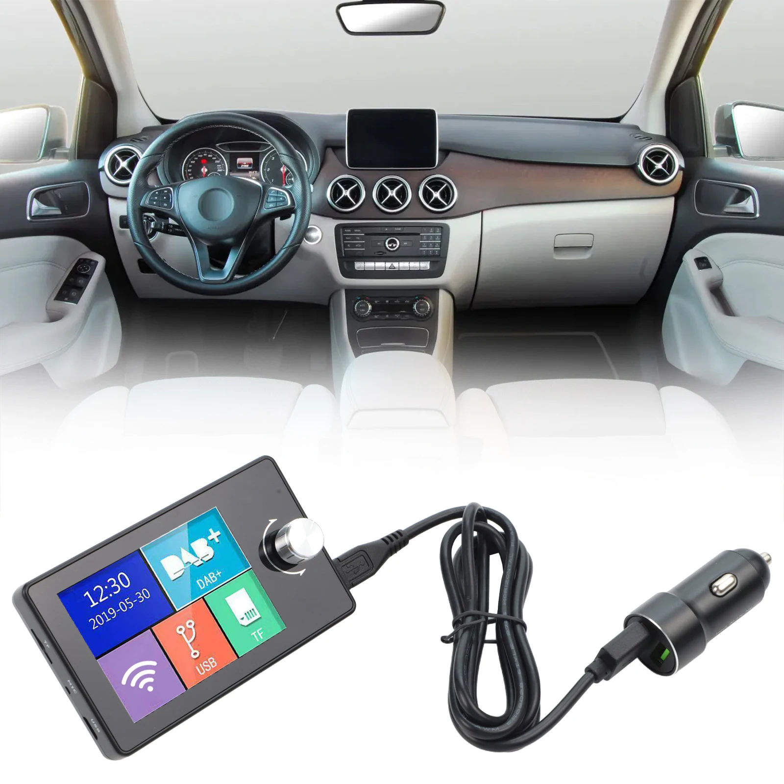 170-240MHz Frequency Range 2.8 Inch Display Compatible With AUX Digital Sound Quality Effective Distance High Sensitivity