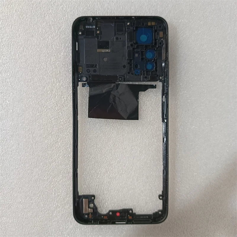 Middle Frame Housing For Xiaomi Redmi Note 12S Middle Frame Bezel Holder Cover With Side Buttons Parts