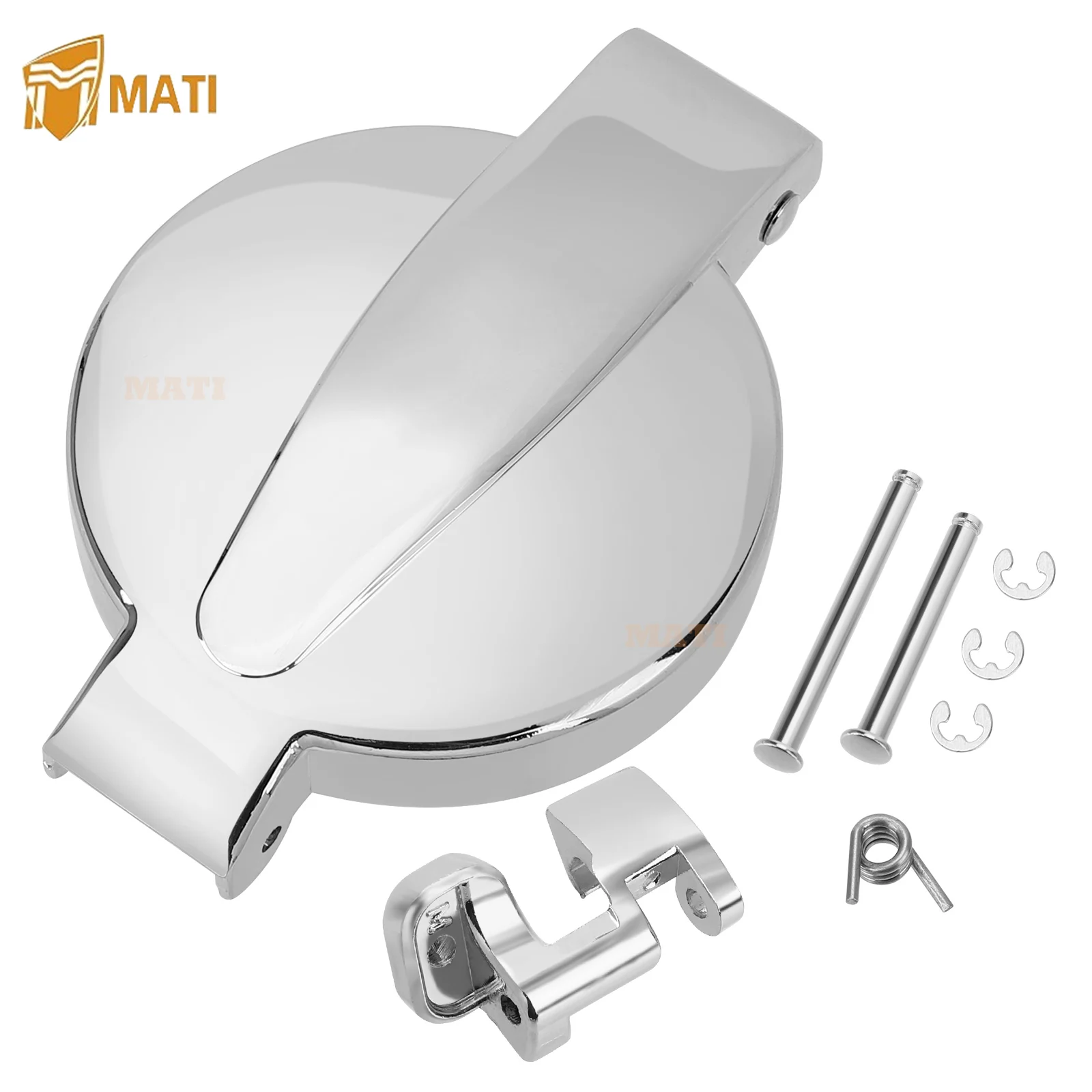 

MATI Fuel Cap Gas Cap Latch Kit Chrome for Honda CB200 CB350 CB360 CB400 CB450 CB500 CB550 CB750 CL200 CL350 CL360 CL450 SL350