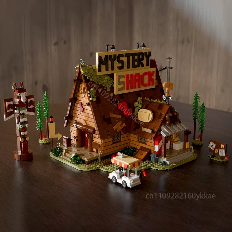 

Конструктор MOC 3874 детали: Модульная модель «Загадочная хижина» для самостоятельной сборки, развивающая архитектурная головоломка, детские игрушки, подарки