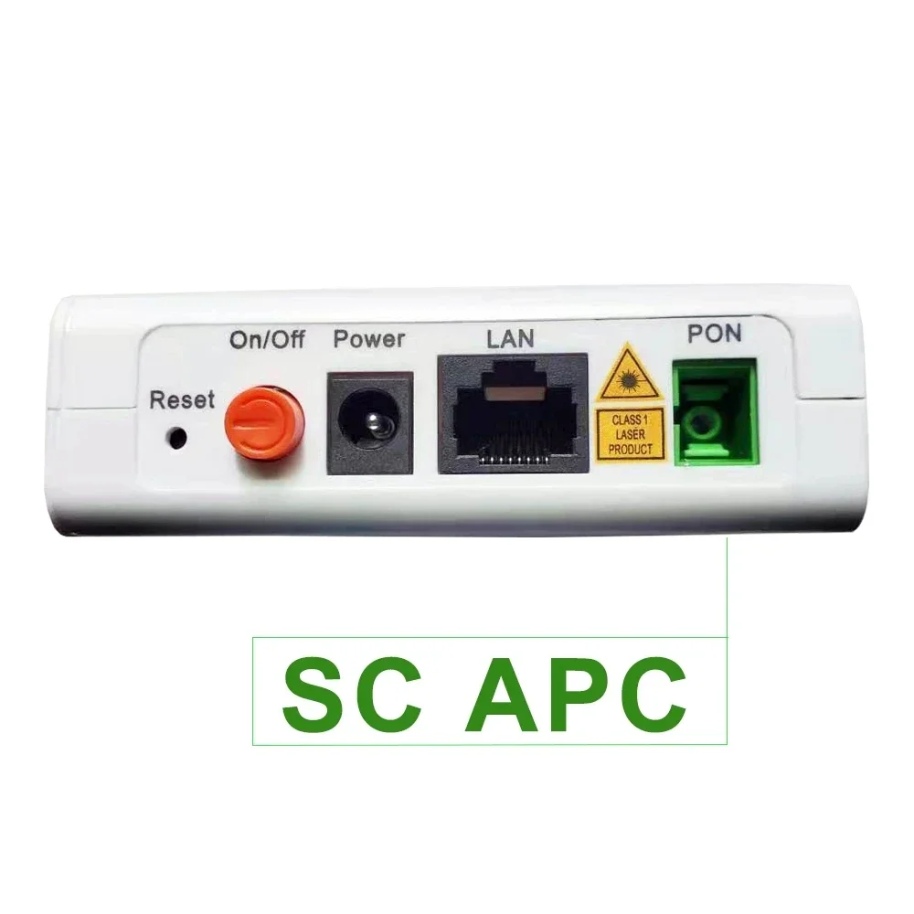 Oryginalny F601 GPON SC APC/UPC 1GE ONU ONT Terminal FTTH V6.0 wersja angielska oprogramowanie sprzętowe Router