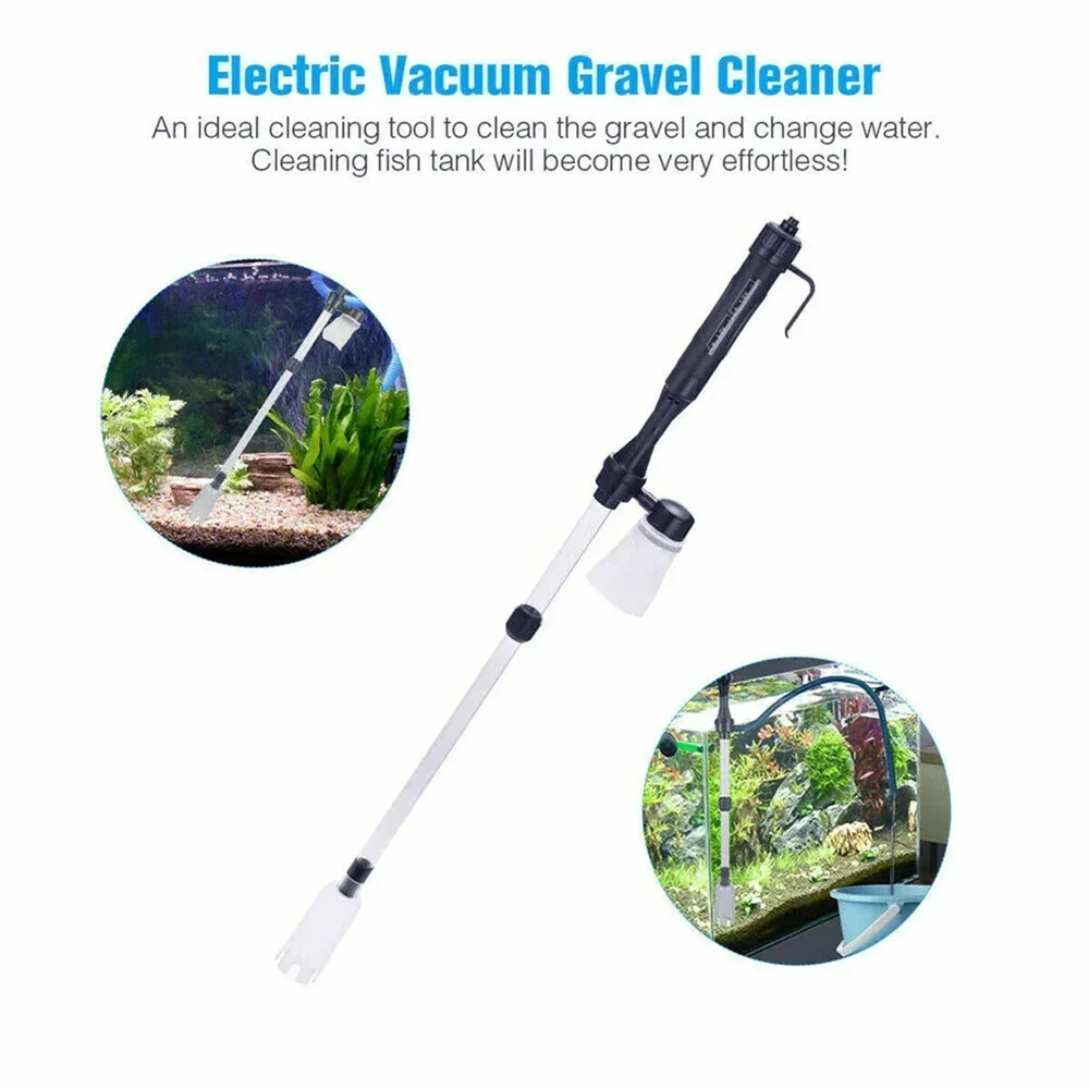 Electric Water Changer Siphon for Fish Tank Water Filter Pump Aquarium Electric Gravel Cleaner Water Change Pump Cleaning Tools