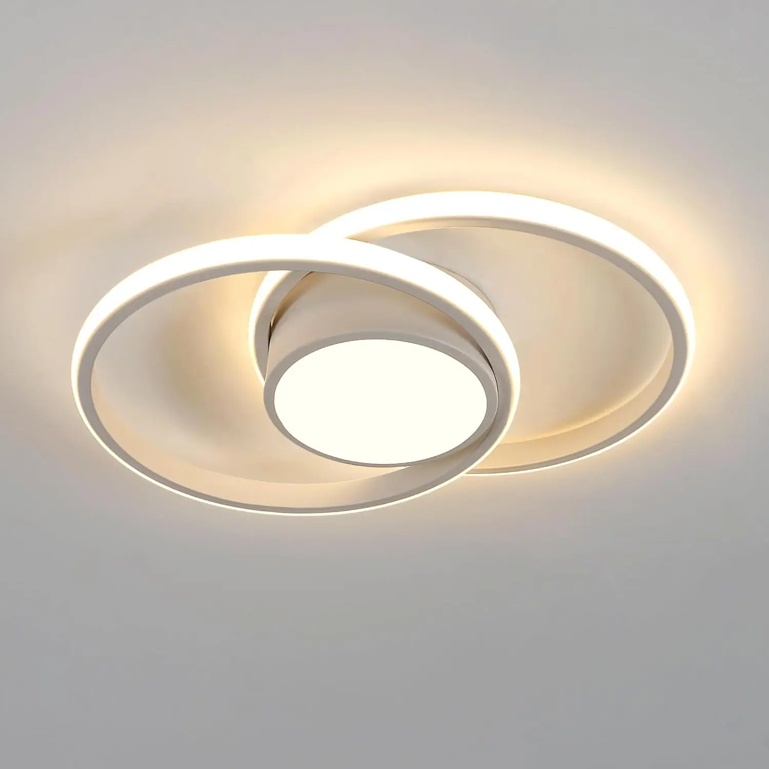 LED-plafondlamp, ronde plafondlamp 42W 4800LM, moderne plafondlamp voor hal slaapkamer badkamer