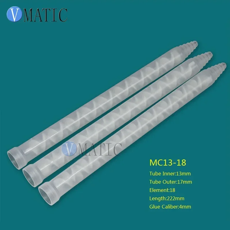Darmowa wysyłka mieszalnik statyczny do żywicy MC13-18 dysze mieszające do Duo Pack żywice epoksydowe plastikowa rurka mieszająca