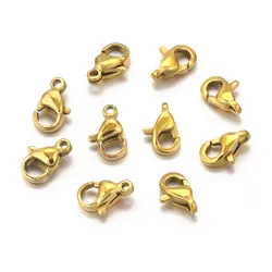 10pcs Lobster Clasps For Necklaces Jewelry Findings Stainless Steel Clasps DIY Lobster Clasp Hooks For Jewelry Making Supplies