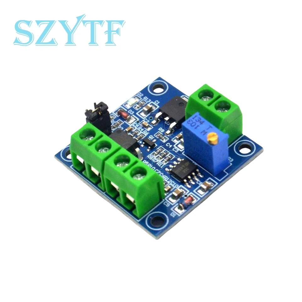 1Pcs PWM To Voltage Converter Module 0%-100% To 0-10V For PLC MCU Digital To Analog Signal PWM Adjustabl Converter Power Module