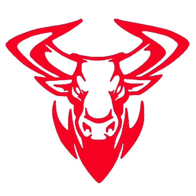Buffalo Head Bull Horn Car Sticker Auto Body Bumper Windows Motorcycle Laptop Walls Vinyl Decal Car Decoration Decal Accessories
