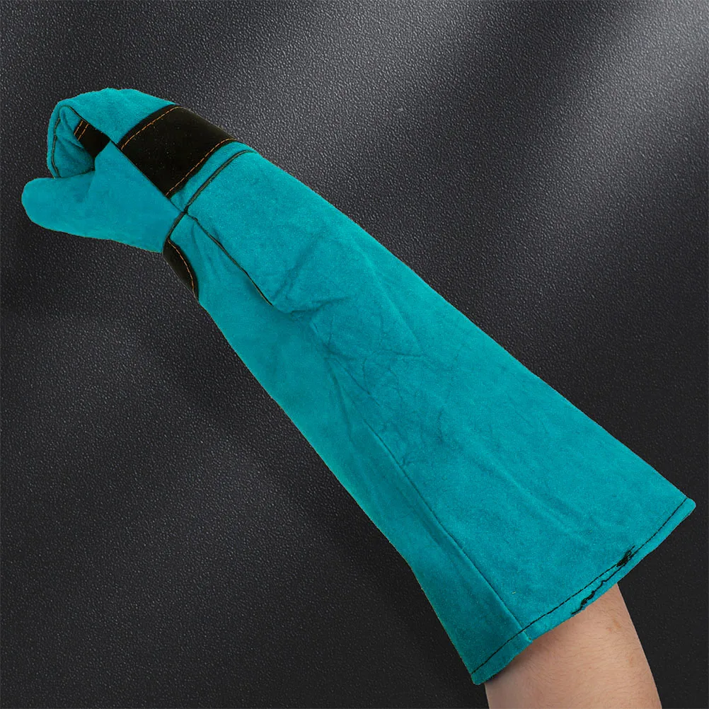 

1 Pair Anti Bite Fake Pet Grooming Gloves For Cat Dog Training Handling Protection Long Sleeve Durable Working Gloves