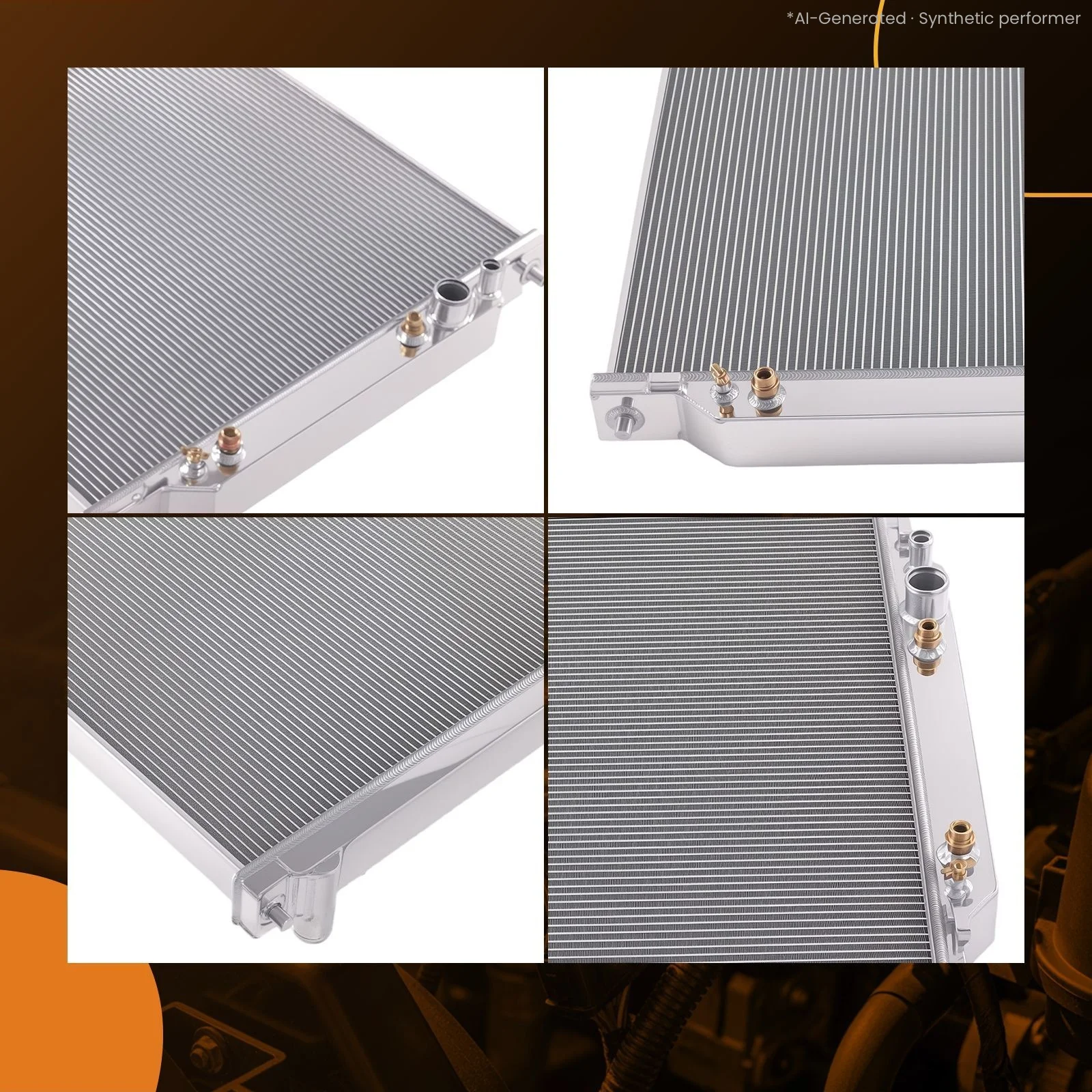 Aluminum Cooling Radiator for Ford Excursion/F-350 SD 7.3L 2000-2003 REA412171