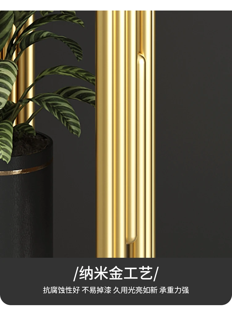 Nowoczesny, minimalistyczny, luksusowy stojak na rośliny doniczkowe, salon, wieloziomowy stojak na kwiaty, styl skandynawski, zielona półka na rośliny, półka na rośliny