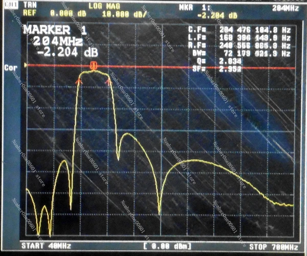 175-237MHz DAB digital audio broadcast band bandpass filter, SMA interface