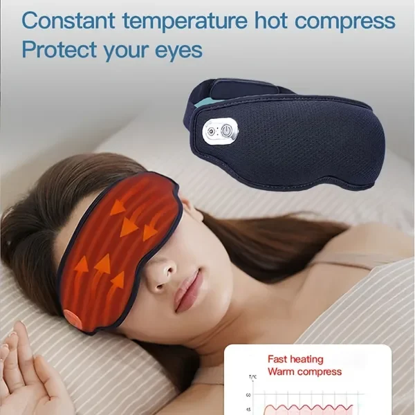 

Rechargeable Heating Eye Massager with Hot/Cold & Vibration for Relaxation and Dryness Relief
