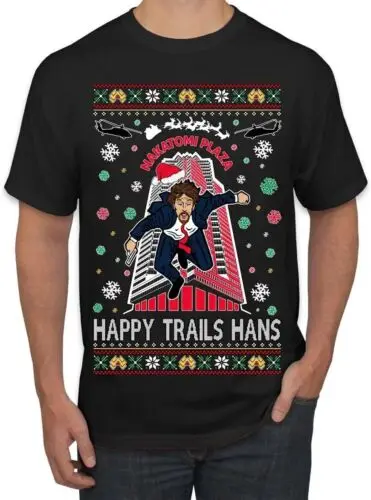 Nakatomi Plaza Christmas Party 1988 Classic McClane Die Hard Graphic T-Shirt