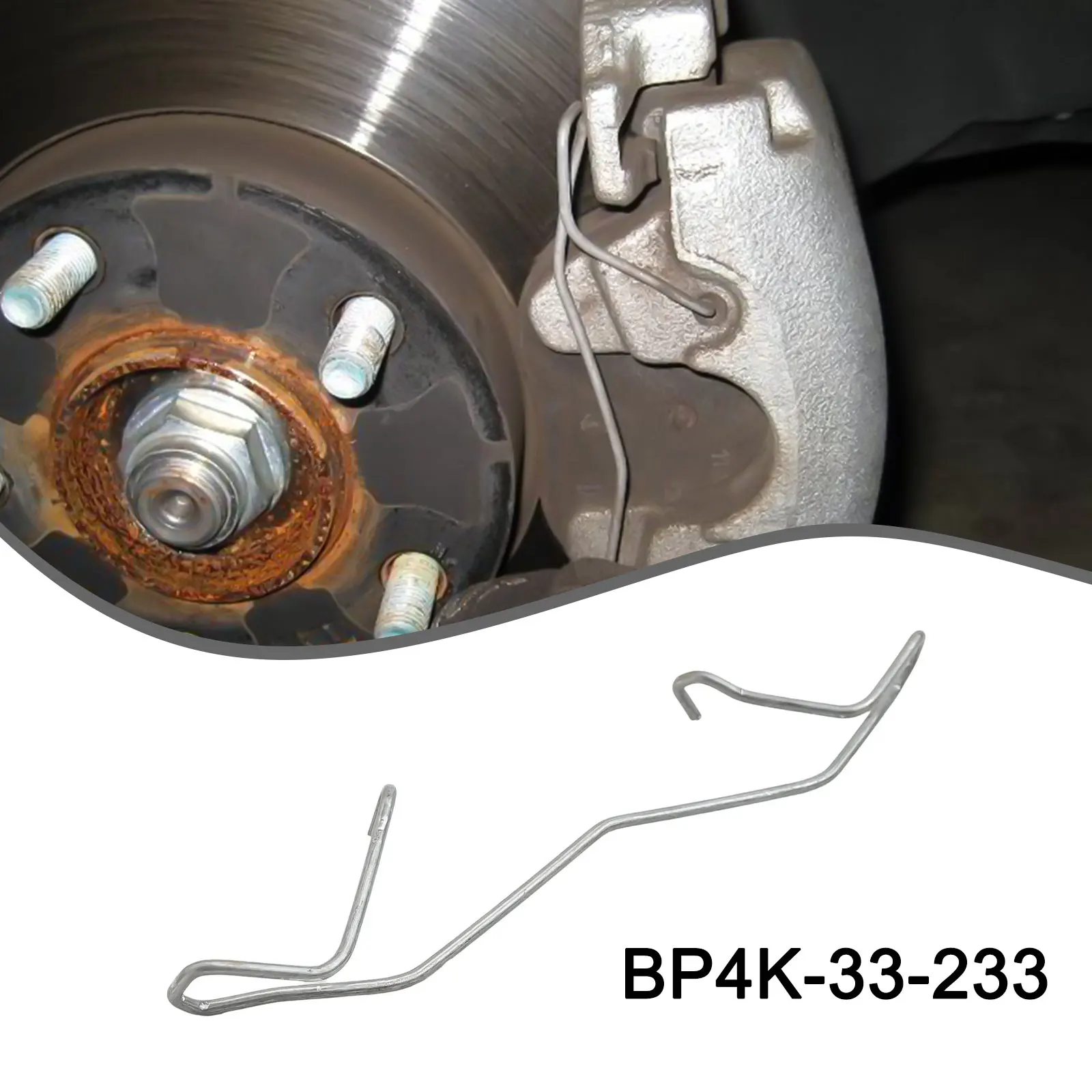 OEM BP4K-33-233 Brake Anti-Rattle Retaining Clip Spring For 3 2007 2013 2006 2014 2004 2006