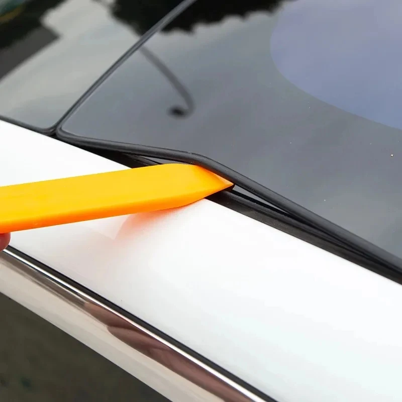 For Tesla Model 3 Car Wind Noise Reduction Kit Quiet Seal Kit Model3 Car Accessories Skylight Glass Sealing Strip Three New 2024