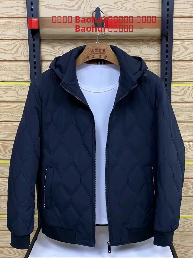 

High Quali Men's Detachable Hood Stand Collar Jaet Autumn Winter New Arrival Faionable Comfortable Stand Fit Zipper ...