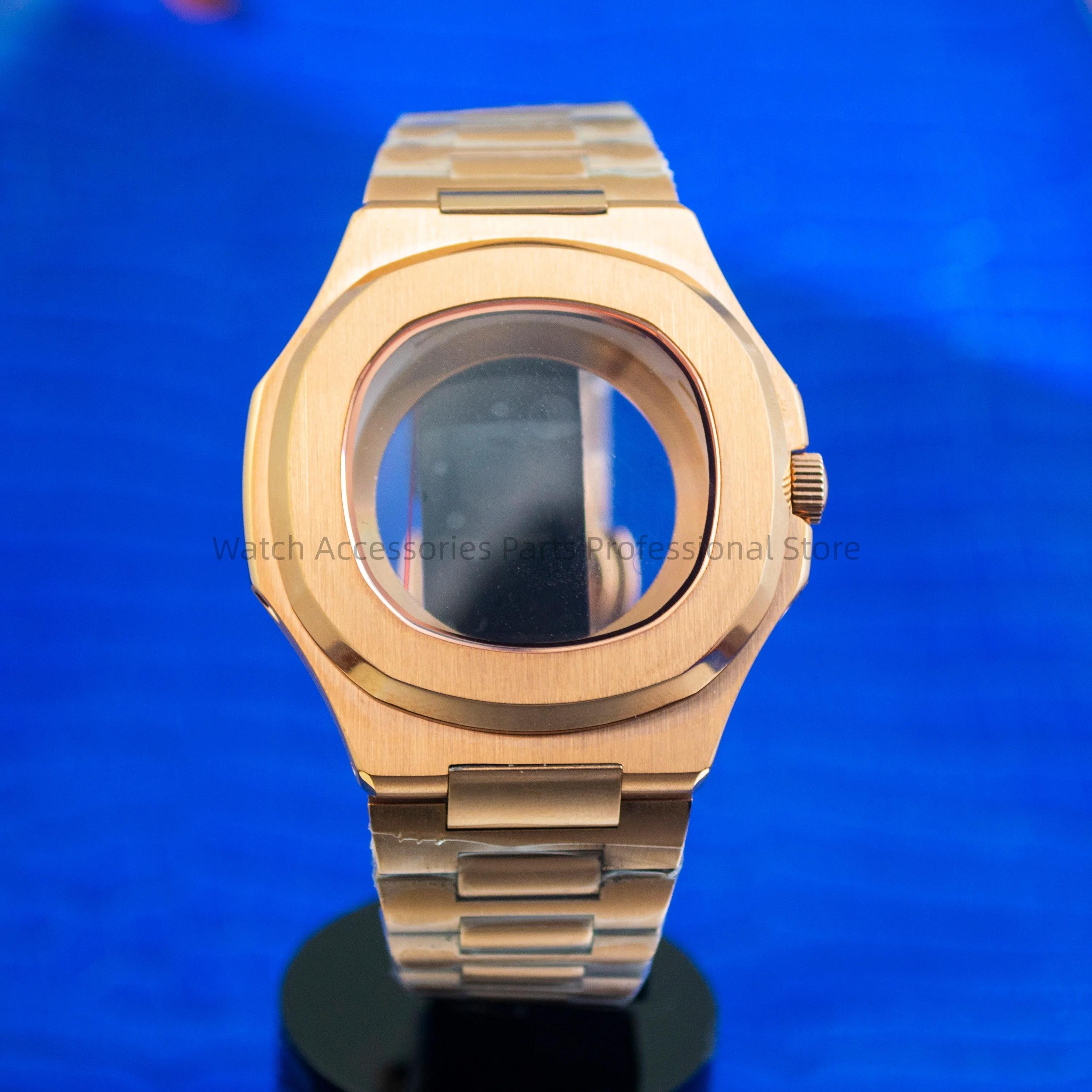 

Корпус 41 мм, прозрачный корпус из нержавеющей стали, 25 мм, оригинальный/метелик, сменный ремешок с пряжкой для циферблата 30,5 мм, механизм Nautilus NH35/36.