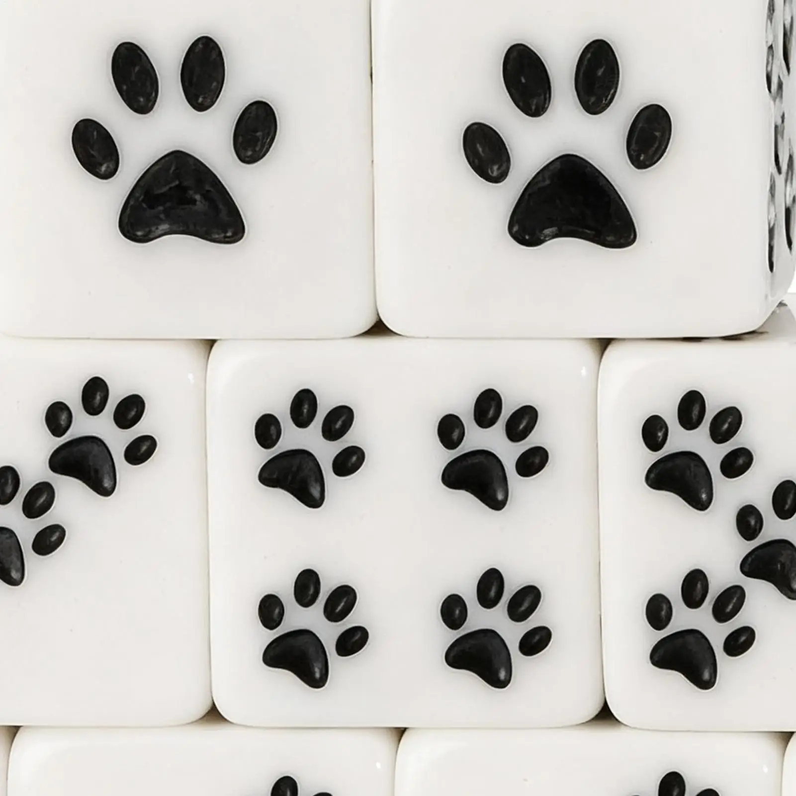 لعبة الطاولة النرد 10 قطع الكرتون لطيف 6-الوجهين لعب مجلس لعبة النرد هريرة باو موضوع للتخييم المنزل نزهة عنبر السفر #5