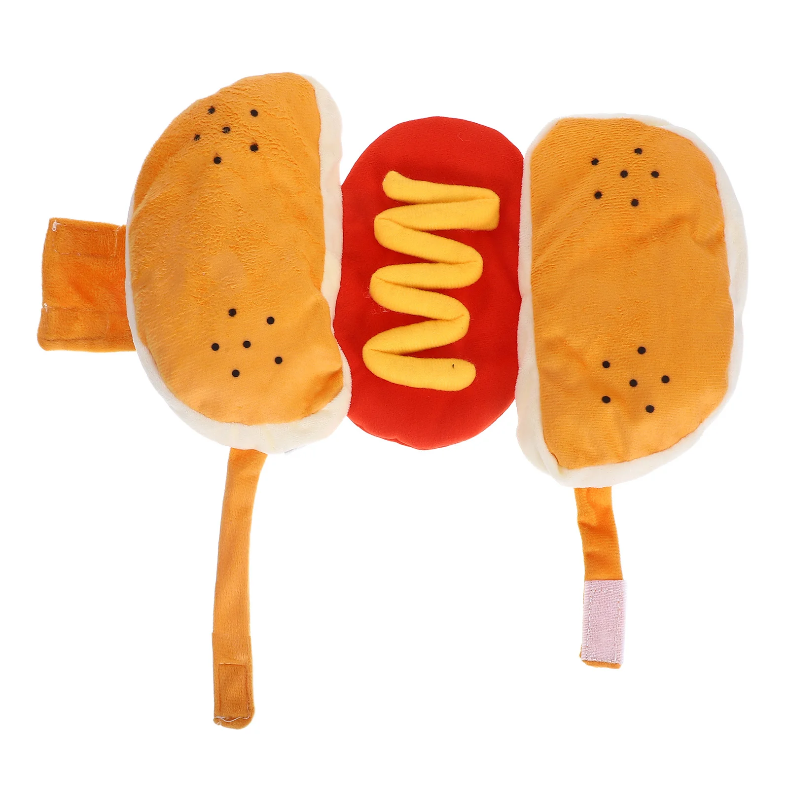 

Funny Warm Hot Dog Pet Costume Cosplay Clothes Puppy Cat Size S Comfortable Dog Clothes for Outdoor Photo Taking