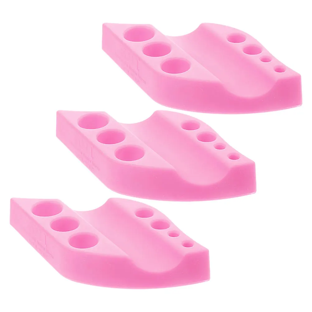 

3pcs Silicone Ink Cup Holder For Tattooing, Pigment Organizer Stand, Portable Tattoo Supplies Storage Rack, Color Cup Display