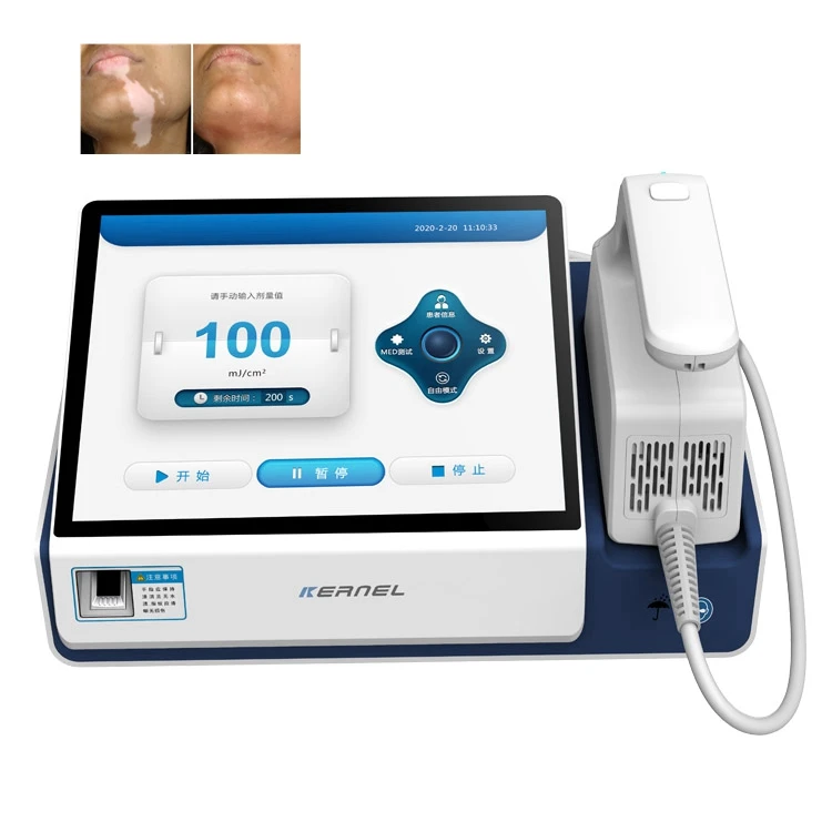 Kernel CN-308E medical grade long lifespan LED Excimer laser 308 nm UV phototherapy for targeted treatment of psoriasis vitiligo