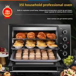 220V SUPOR  Oven Air Fryer Kitchen Electric Steam All-in-One 35L Baking Pan Pizza Hot Table Tabletop Oven