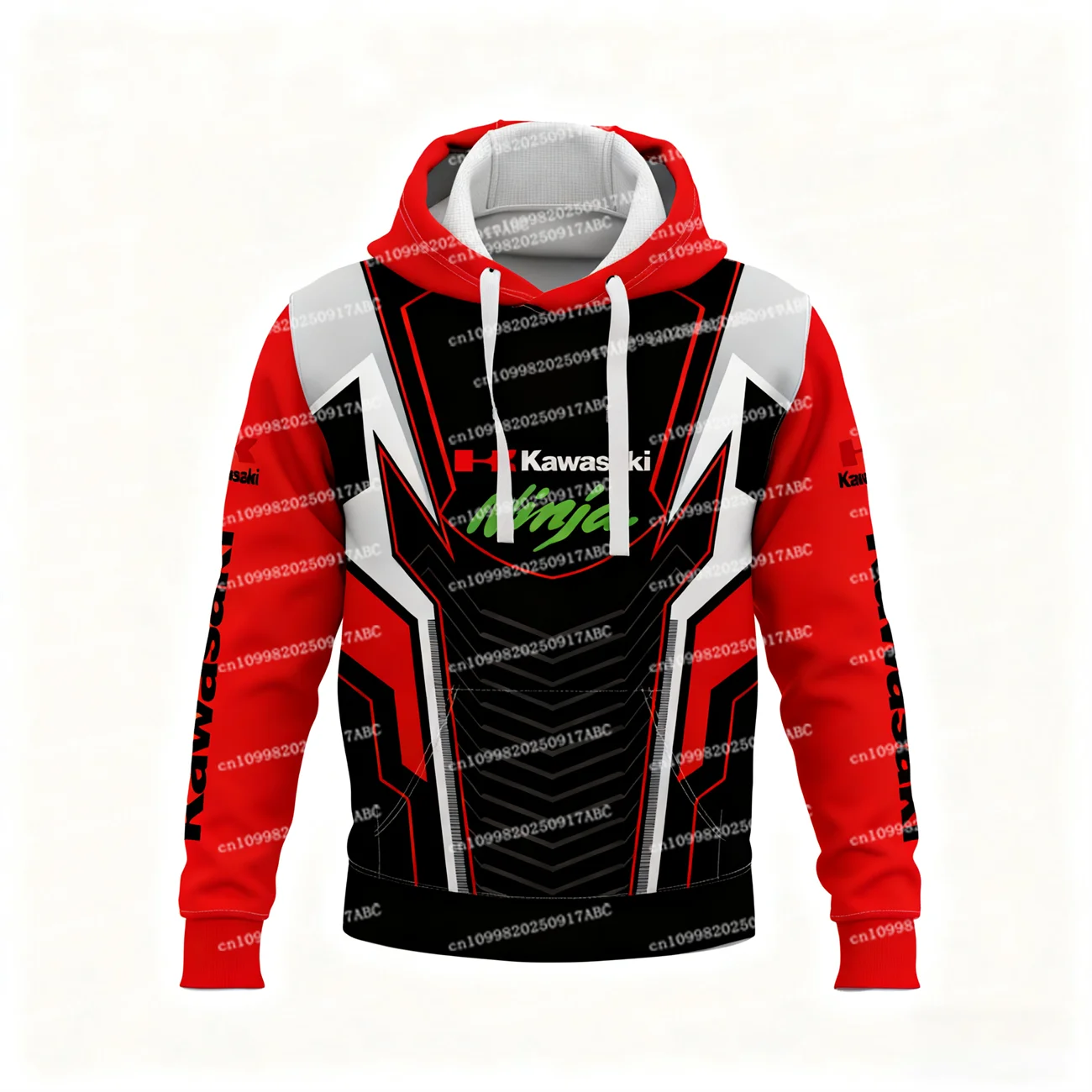 

（Kawasaki ）Men's Hoodie Kawasaki Hooded Models Outdoor Ninja Motorcycle Pullover Extreme Sports Adventure Women Hoodie Top