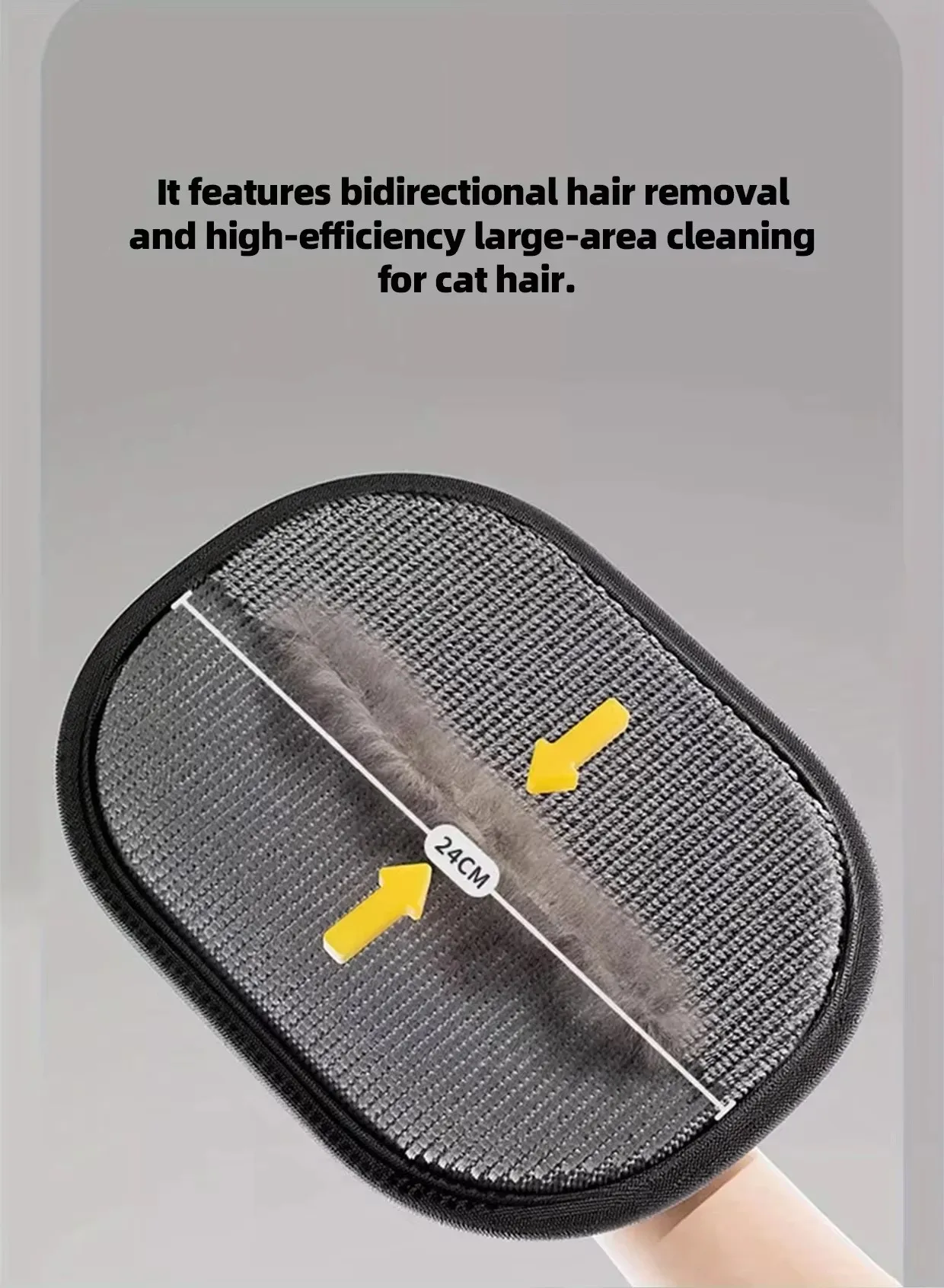 15pcs Pet Hair Removal Tool Reusable Static Removal Gloves Double-Sided Grooming Gloves for Pet Removes Fur Hair for Carpet