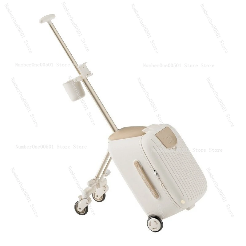 Kids Ride On Suitcase for TravelBuddy Toddler Luggage with Seat Pull Along Carry On